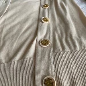 Tory Burch cardigan with emblem buttons